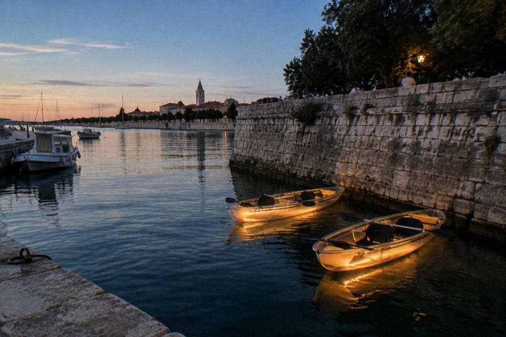 Transparent LED Glow Kayak, Zadar